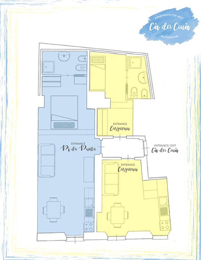 Apartament Ca Dei Ciua, Terre Marine Riomaggiore Zewnętrze zdjęcie